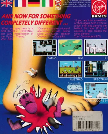 Monty Python's Flying Circus (UK) (1990) box cover back